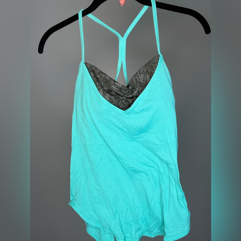 Lululemon Blue Work Out Top
